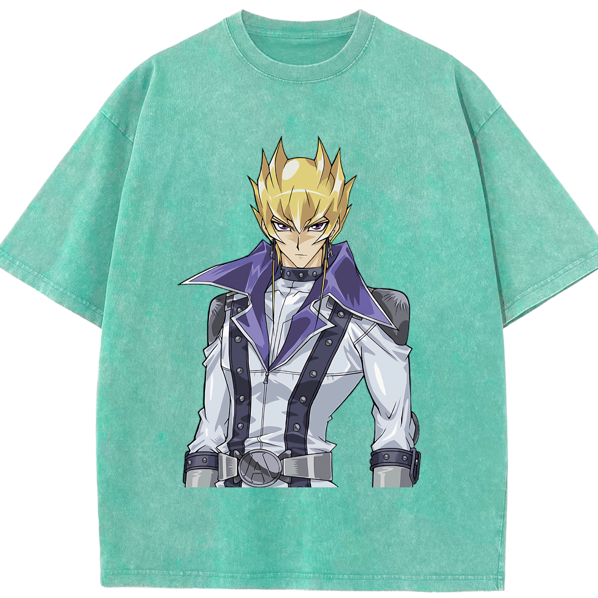 （画像用） 遊☆戯☆王 Yu-Gi-Oh! 綿100% ヴィンテージ風 半袖Tシャツ（フロントプリント）